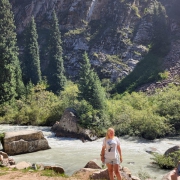 Киргизия, Григорьевское ущелье, Озеро Иссык-Куль, июль 2022, фото туристов Текила-Тур - семьи Лысцовых